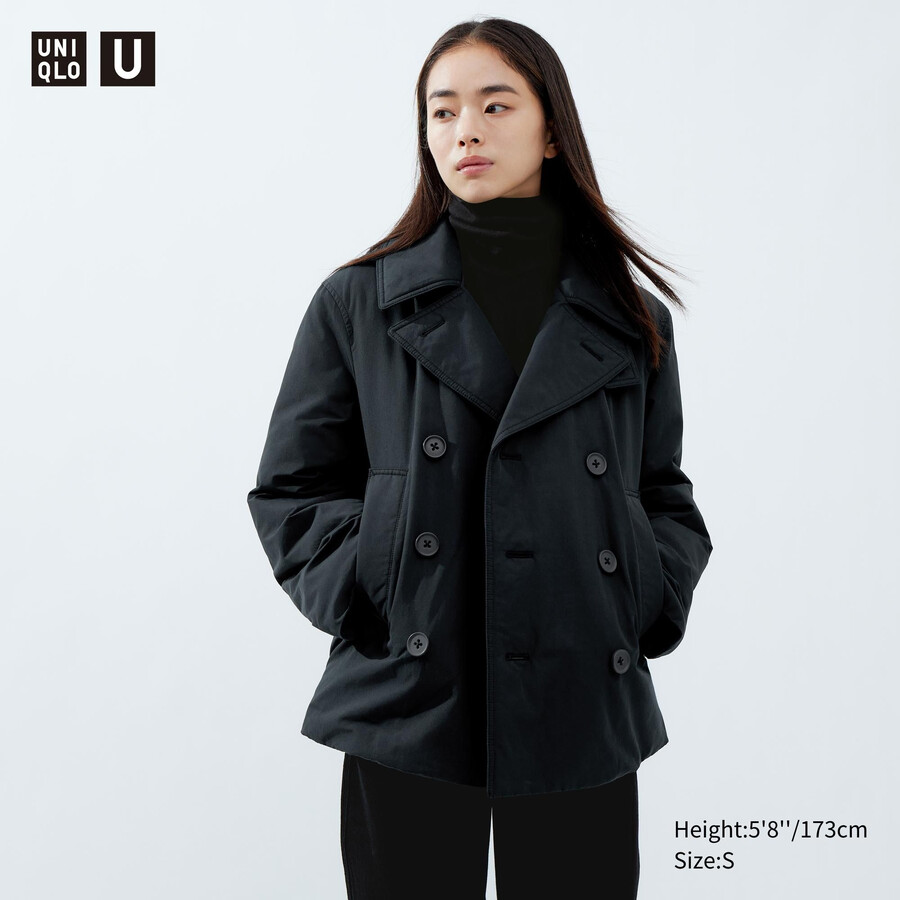 giubbotti imbottiti corti uniqlo da donna neri