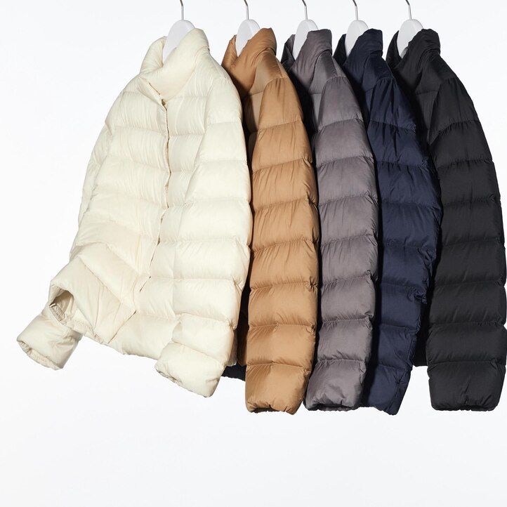 piumini uniqlo ultra light da donna bianchi