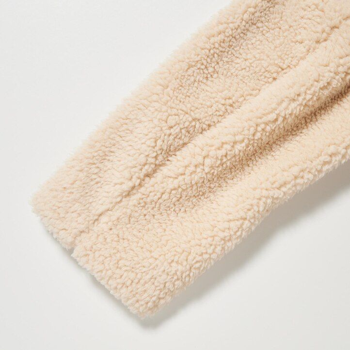 giacche su misura in pile antivento uniqlo da donna beige