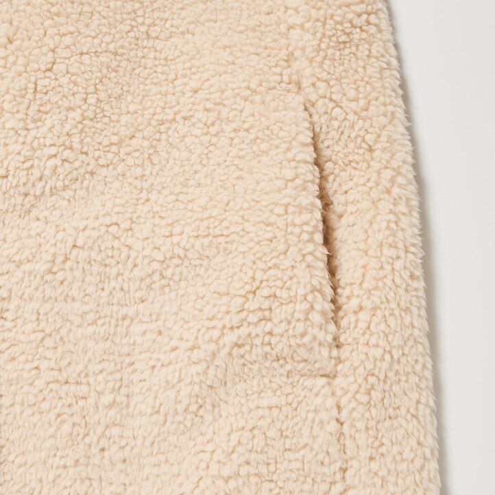 giacche su misura in pile antivento uniqlo da donna beige