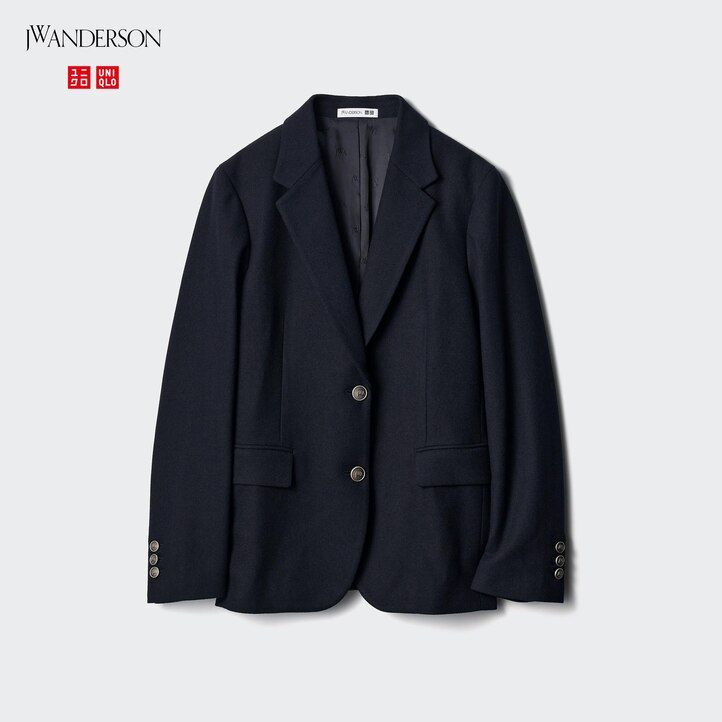 giacche monopetto uniqlo da donna blu navy