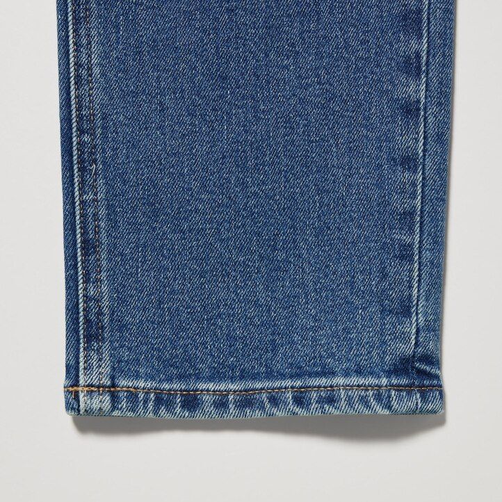jeans da donna uniqlo slim fit a gamba dritta lunghezza alla caviglia neri