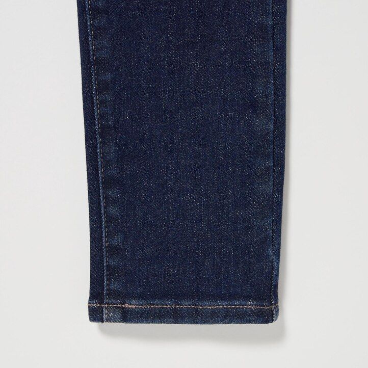 jeans skinny uniqlo ultra stretch a vita alta da donna neri