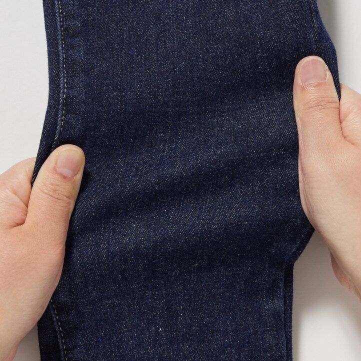 jeans skinny uniqlo ultra stretch a vita alta da donna neri