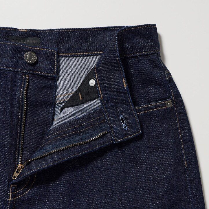 jeans larghi e dritti uniqlo da donna grigi
