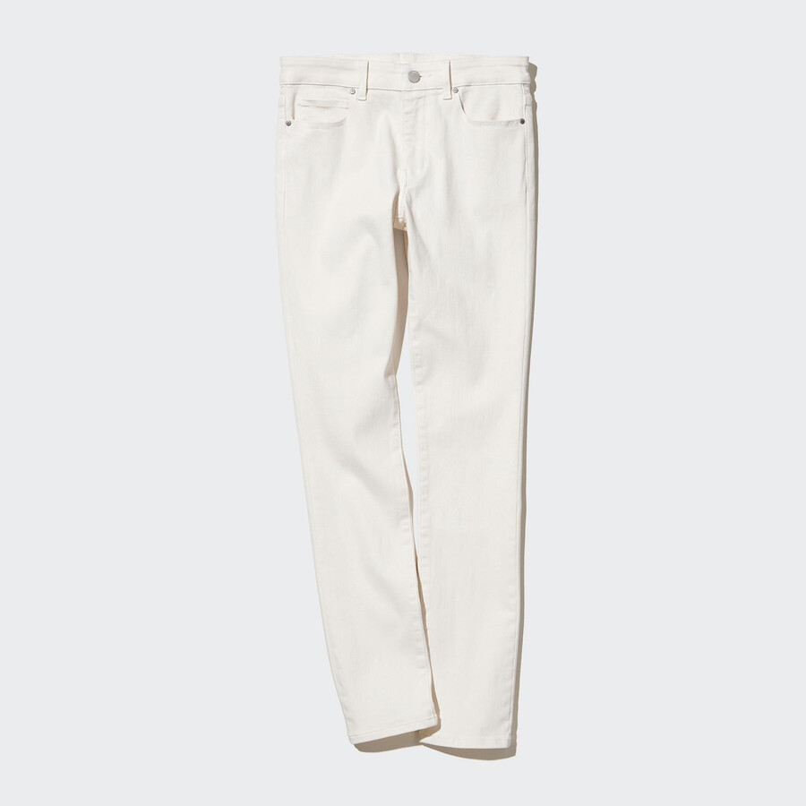 jeans uniqlo ultra stretch skinny fit da donna bianchi