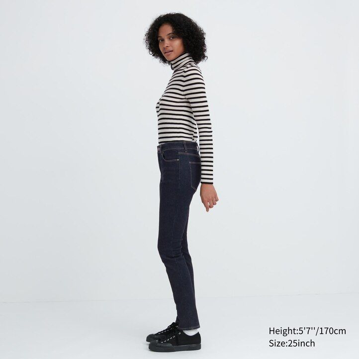 jeans uniqlo ultra stretch skinny fit da donna bianchi