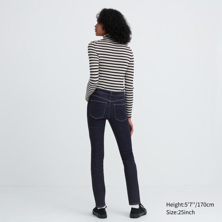 jeans uniqlo ultra stretch skinny fit da donna bianchi