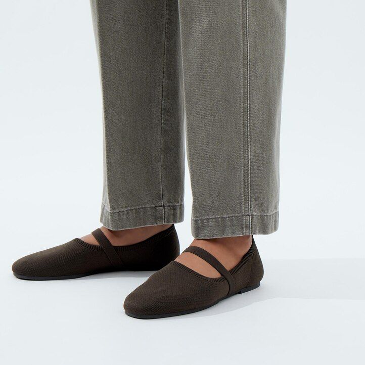jeans a gamba dritta uniqlo da donna grigio scuro