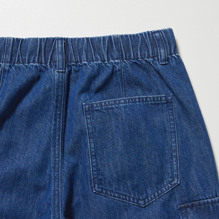 jeans da donna uniqlo denim wide legrgo blu