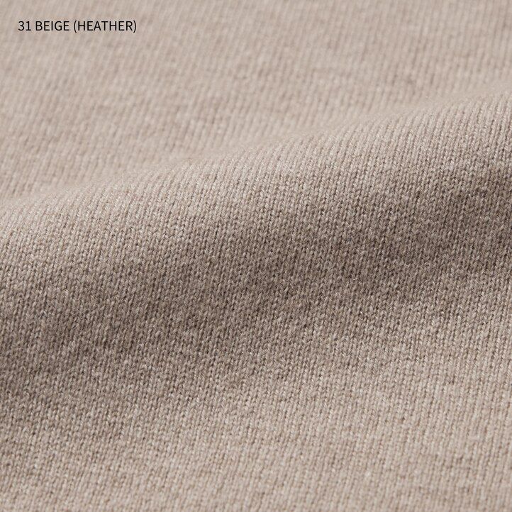 maglioni da donna con scollo a v uniqlo 100 in misto lana rosa