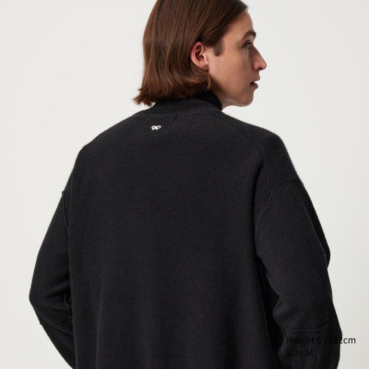 maglioni a collo alto uniqlo 100pctshmere da donna neri