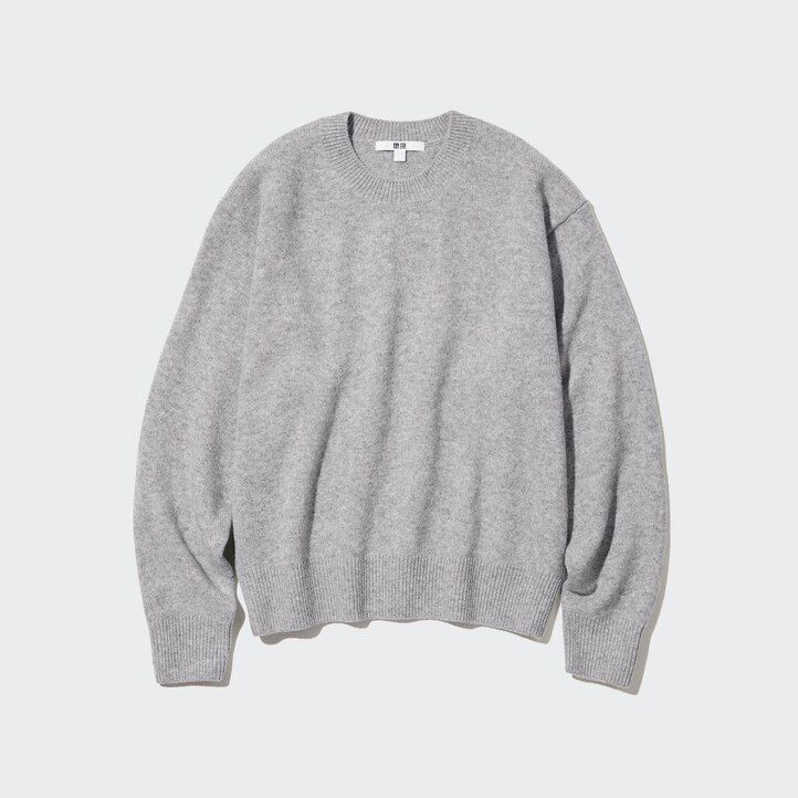 maglioni girocollo in lana dagnello uniqlo premium da donna verdi
