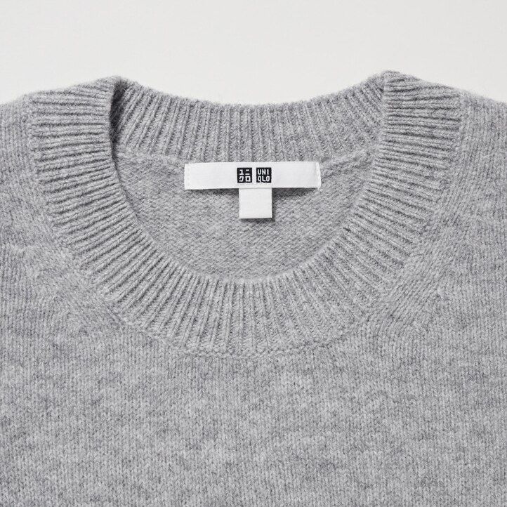 maglioni girocollo in lana dagnello uniqlo premium da donna verdi