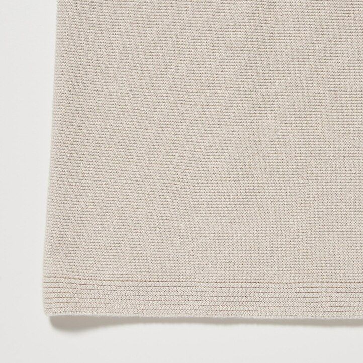 maglioni da donna in cotone senza cuciture e maglia 3d uniqlo neri con scollo rotondo