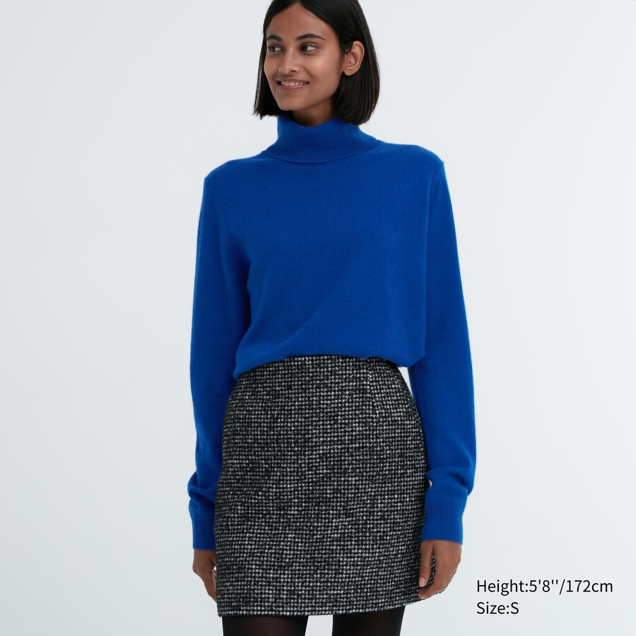 maglioni da donna uniqlo 100pctshmere blu