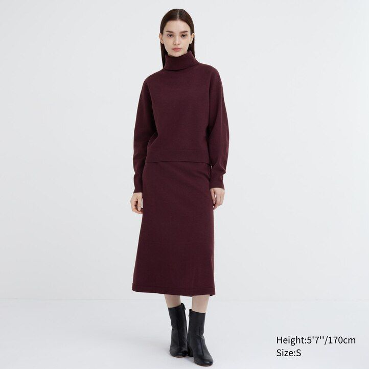 maglioni da donna in filato soufflé senza cuciture uniqlo 3d knit beige