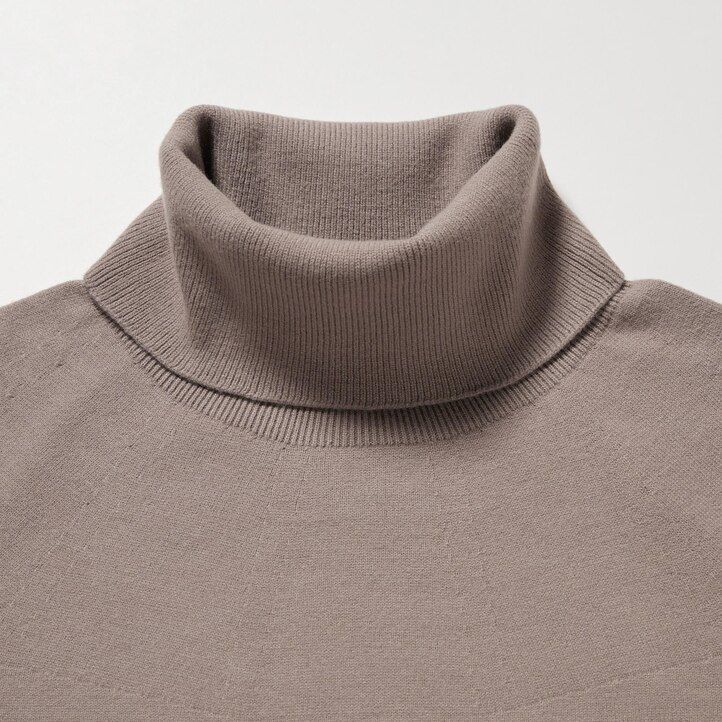 maglioni da donna in filato soufflé senza cuciture uniqlo 3d knit beige