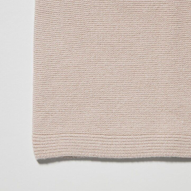 maglioni girocollo in cotone senza cuciture uniqlo 3d knit da donna bianchi