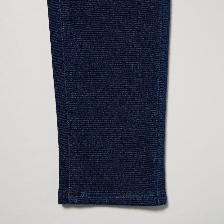 abbigliamento premaman in denim uniqlo ultra stretch da donna blu