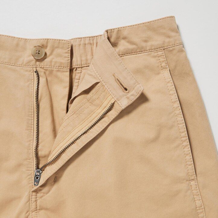 pantaloncini bianchi uniqlo chinos da donna