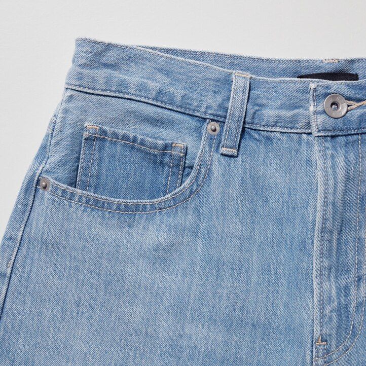 pantaloncini di jeans uniqlo da donna blu