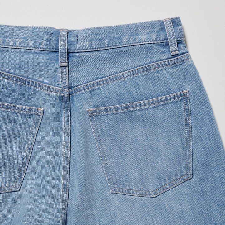 pantaloncini di jeans uniqlo da donna blu