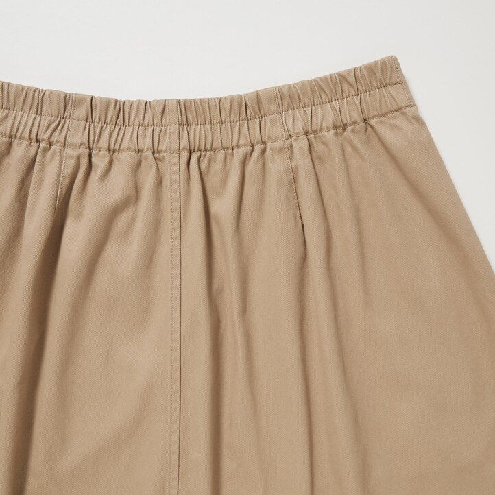 gonne midi in cotone uniqlo da donna beige