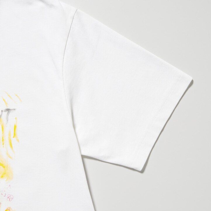 t-shirt bianche da donna uniqlo peace for all graphic francesco risso