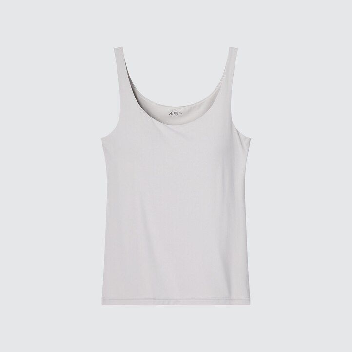 magliette da donna senza maniche uniqlo airism blu navy