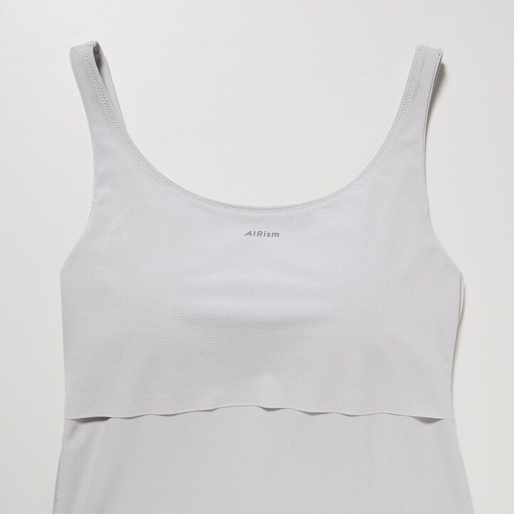 magliette da donna senza maniche uniqlo airism blu navy