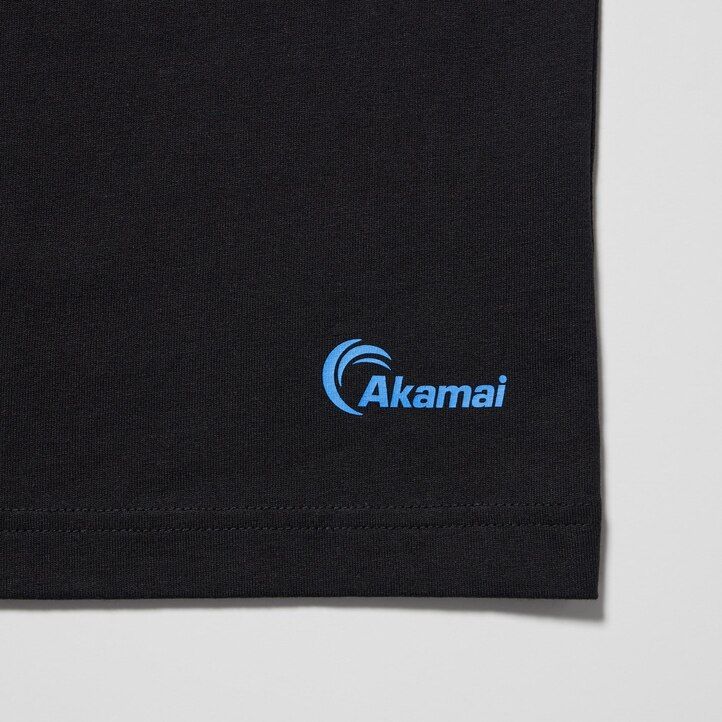 t-shirt nere da donna uniqlo peace for all graphic akamai technologies