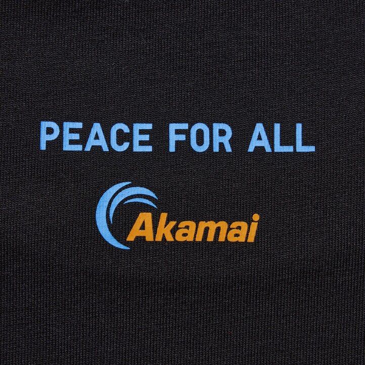 t-shirt nere da donna uniqlo peace for all graphic akamai technologies
