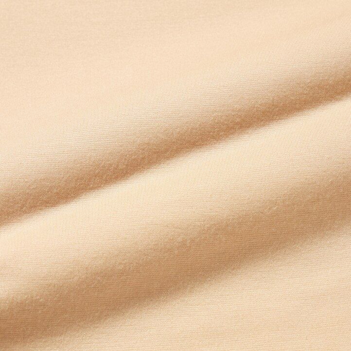 magliette termiche da donna uniqlo heattech con scollo rotondo e maniche corte bianche