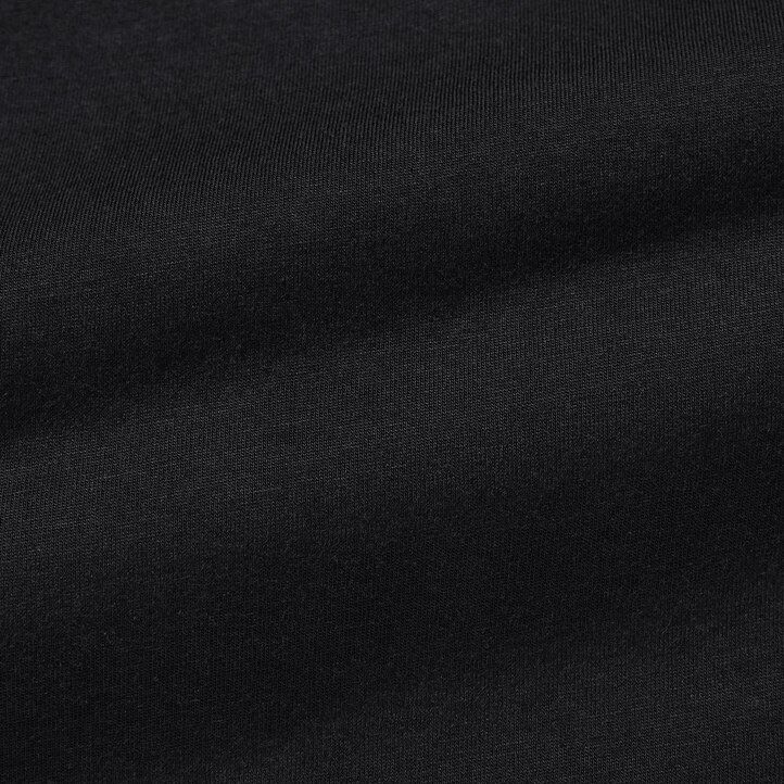 magliette da donna uniqlo in cotone supima 100 verde con scollo a v