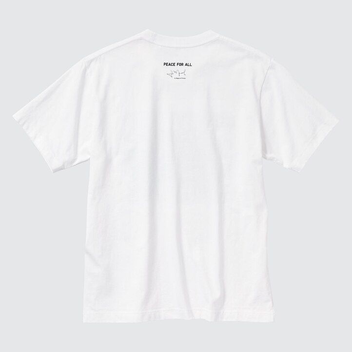 magliette da donna uniqlo peace for all graphic cristina de middel bianche