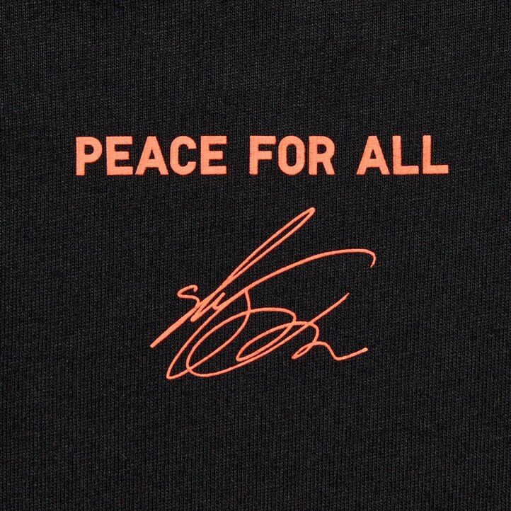magliette nere da donna uniqlo peace for all graphic shingo kunieda