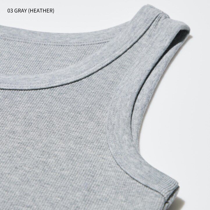 magliette a coste morbide uniqlo da donna bianche