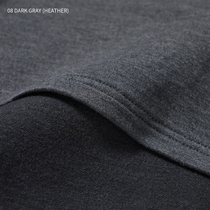 magliette termiche da donna uniqlo heattech extra warm cotton con scollo a barchetta e maniche lunghe colore grigio chiaro