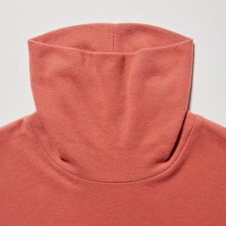 magliette termiche da donna con maniche in pile heattech uniqlo grigie