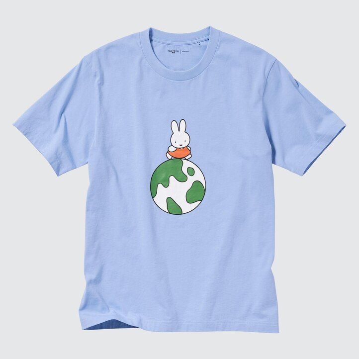 magliette da donna uniqlo peace for all graphic dick bruna blu