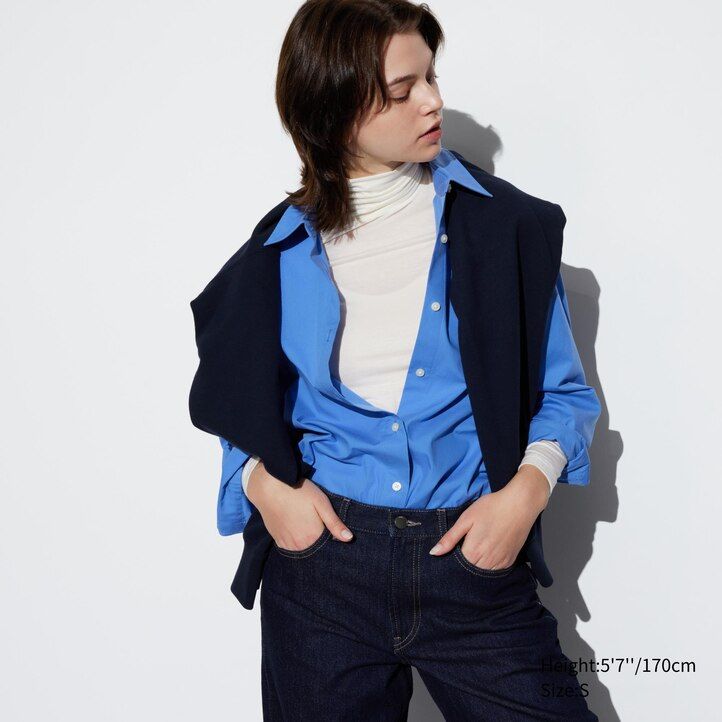 magliette termiche a maniche lunghe ultra leggere uniqlo heattech da donna arancioni