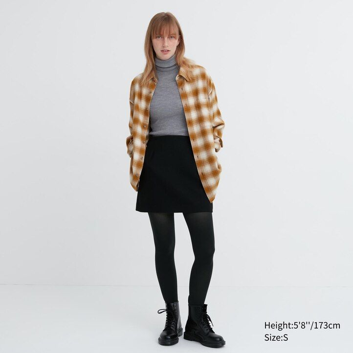 collant termici uniqlo heattech da donna grigio scuro