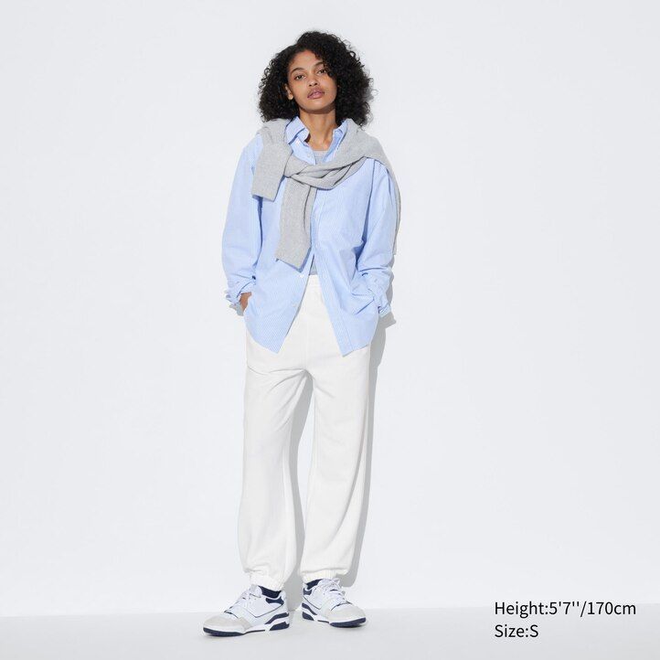 pantaloni da jogging uniqlo da donna grigi - uniqlo