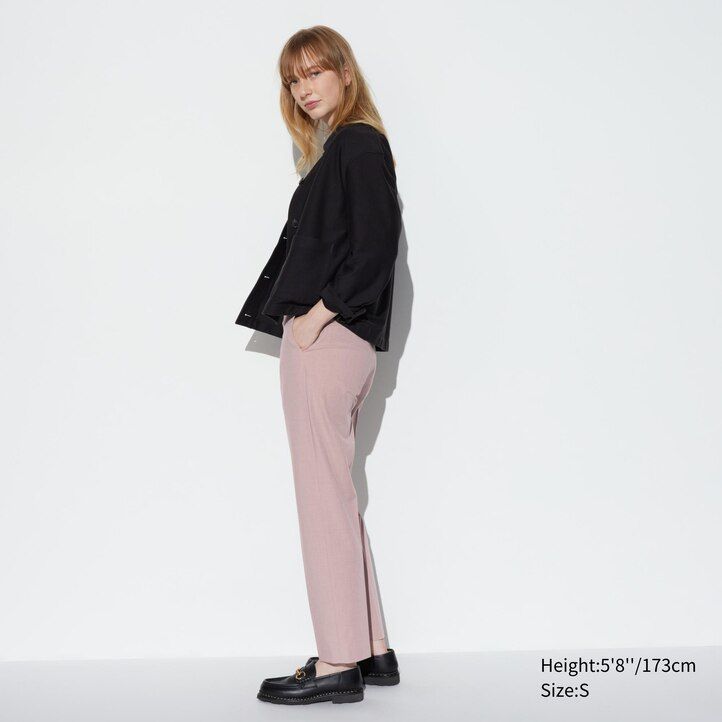 top beige uniqlo smart da donna alla caviglia