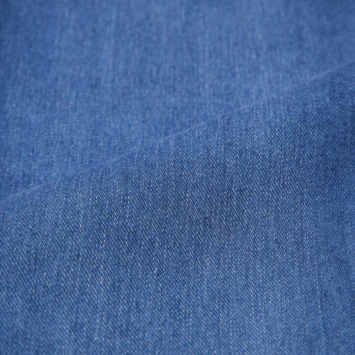 top in denim ultra elasticizzato uniqlo da donna blu