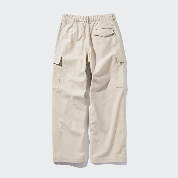 top da donna uniqlo wide straight legrgo grigio scuro