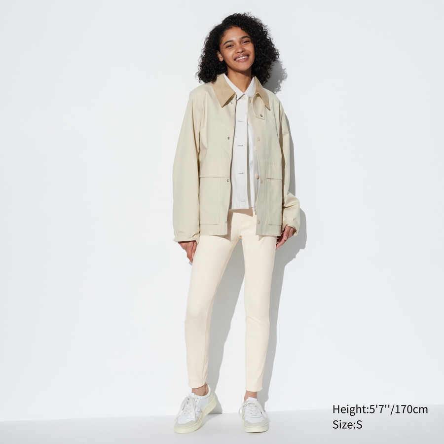 top uniqlo ultra stretch da donna bianchi