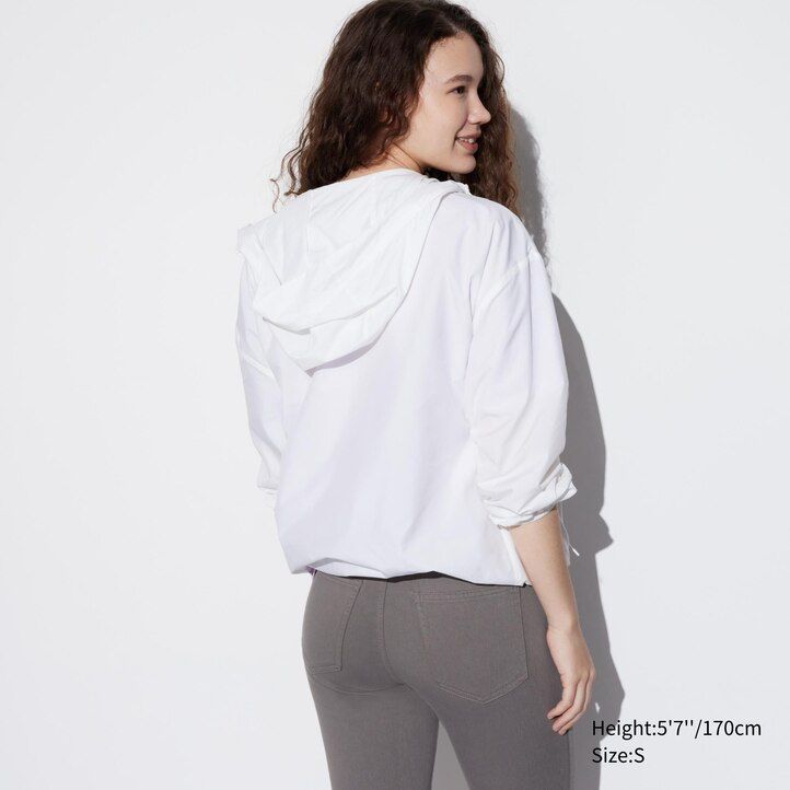 top uniqlo ultra stretch da donna bianchi