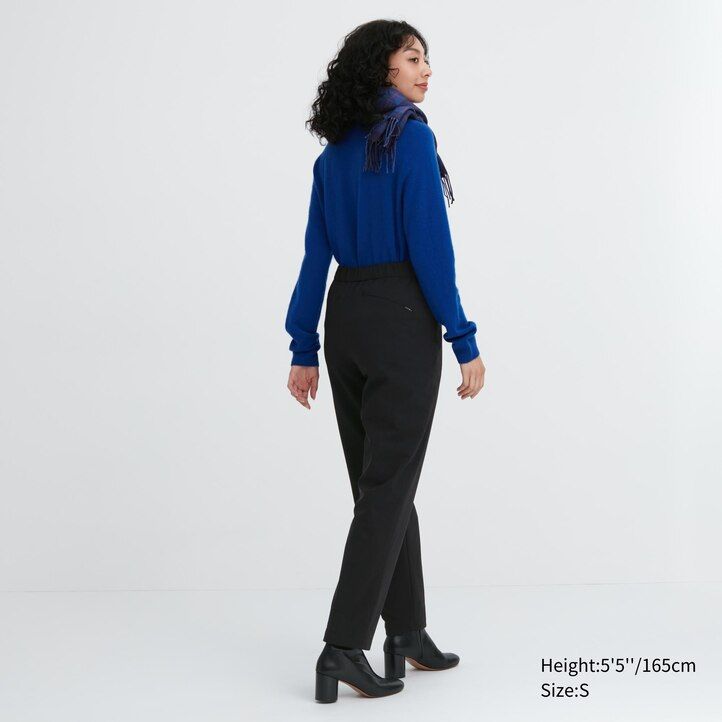 top foderati caldi uniqlo heattech da donna blu navy
